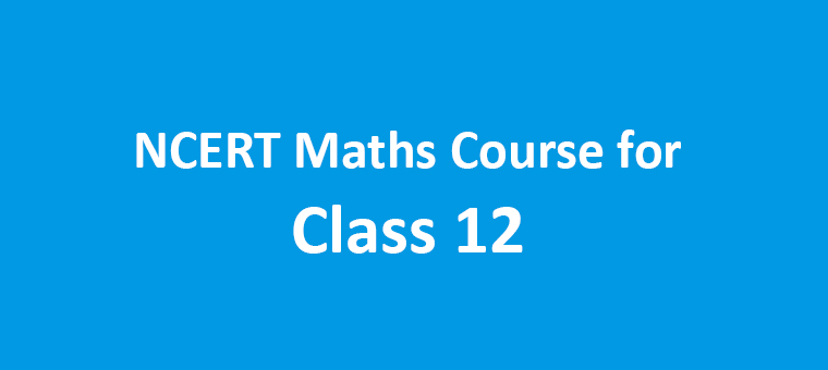 NCERT 12th Maths