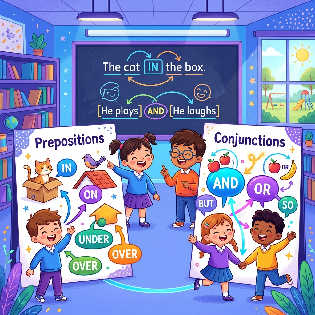 Literature Explorer (Prepositions & Conjunctions)